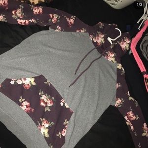 Flower Zumiez sweatshirt